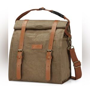 COPY - Gormlaith Sturdy Insulated Leakproof Lunch Bag 💼 w Adjustable Shoulder S…